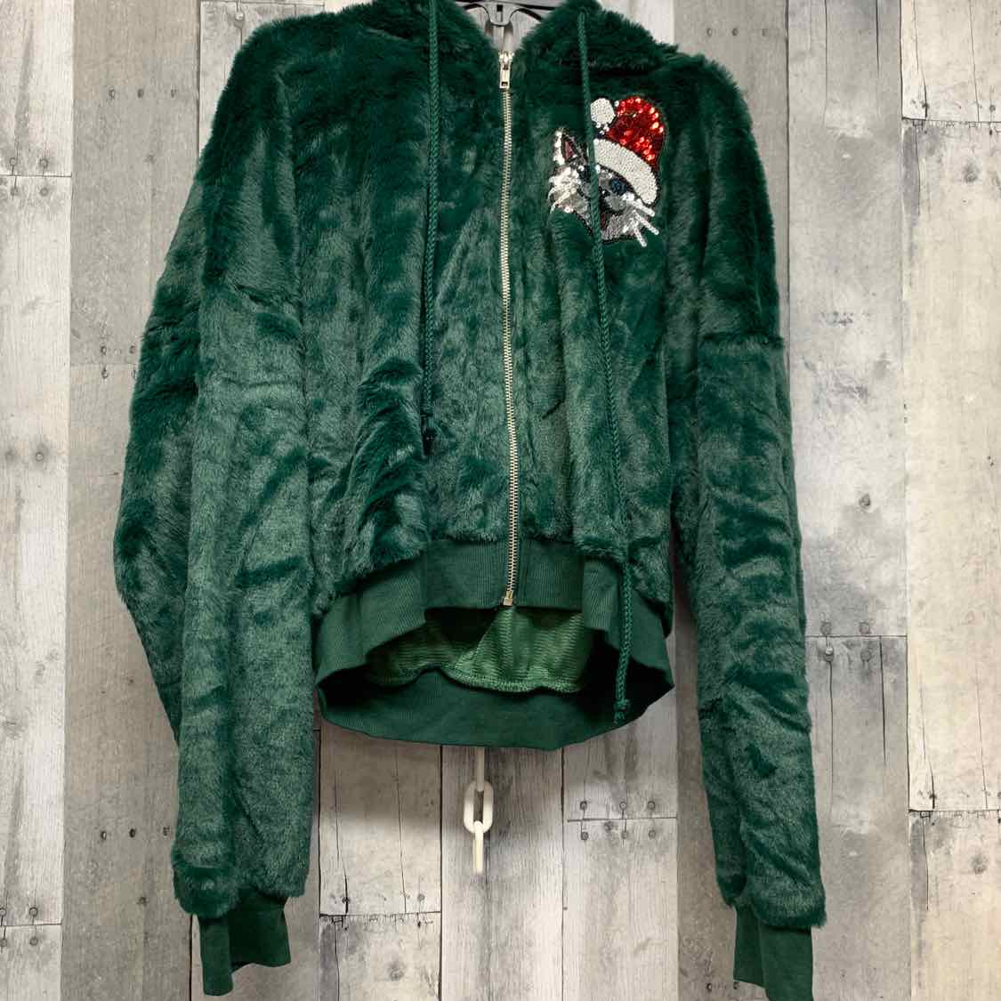 Size 12/14 Green No Boundaries Light Jacket