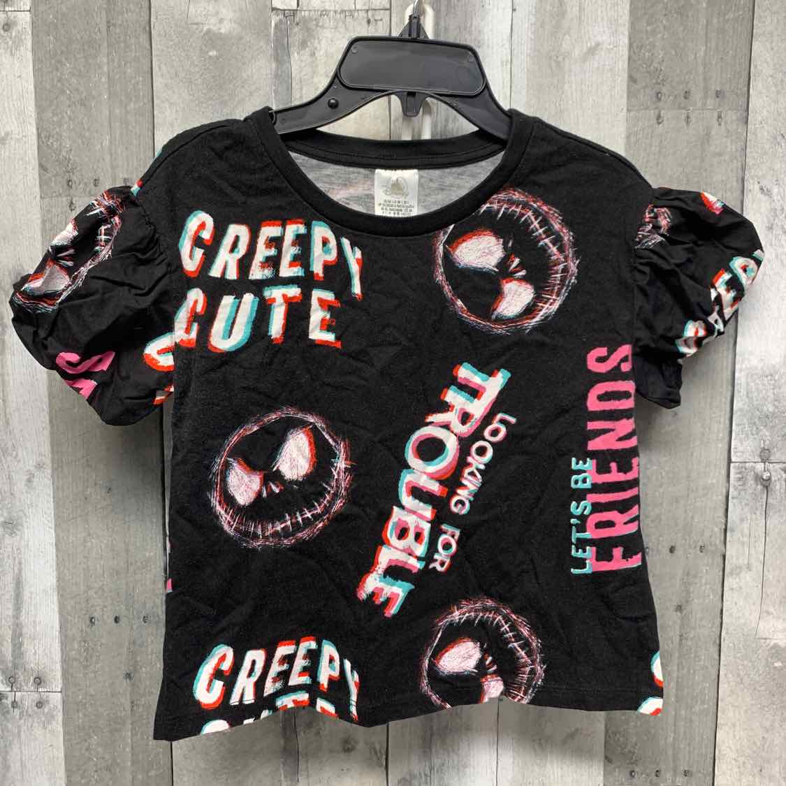 Size Large Black Graphic Disney Short Sleeve Shirt