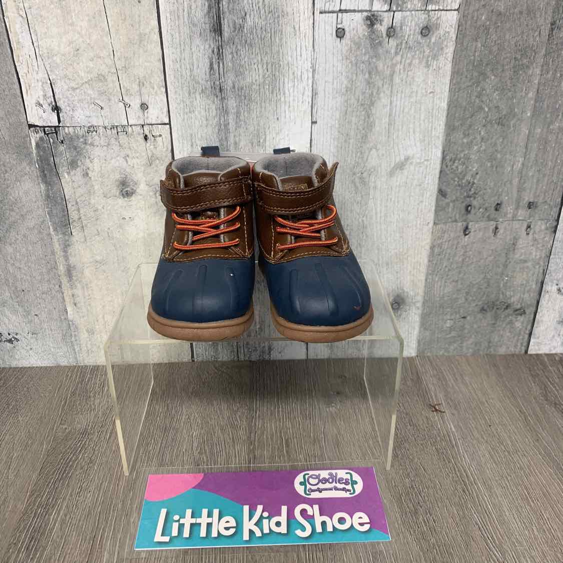 Size 4 Brown/Navy Just One You Boots - OodlesCB