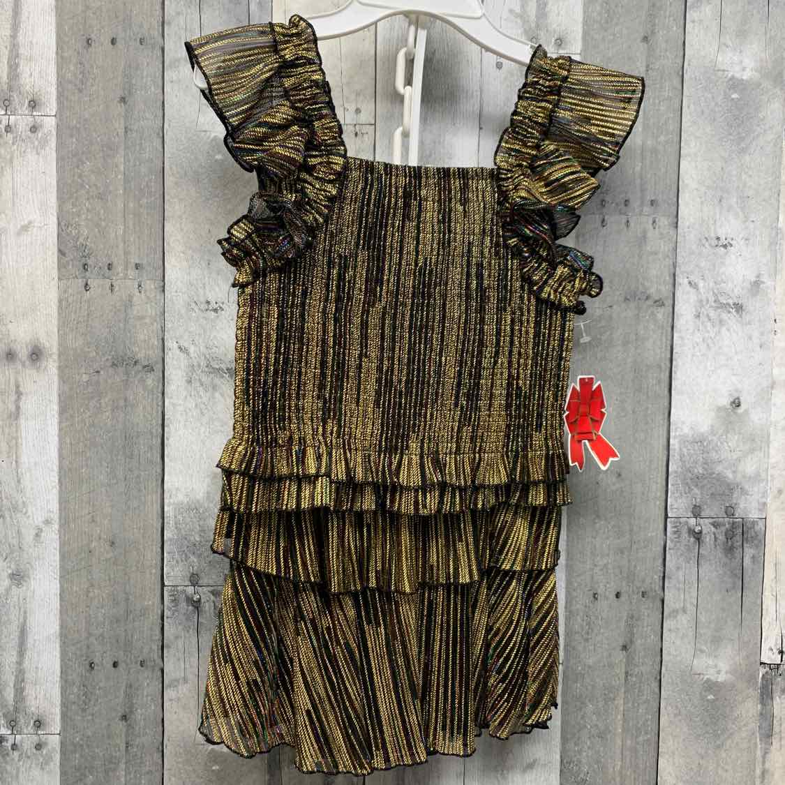 Size 12 Black/Gold Btween Shirt/Skirt