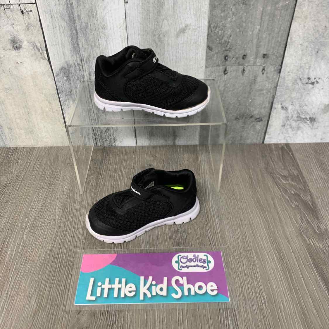 Size 4 Black/White Champion Sneakers