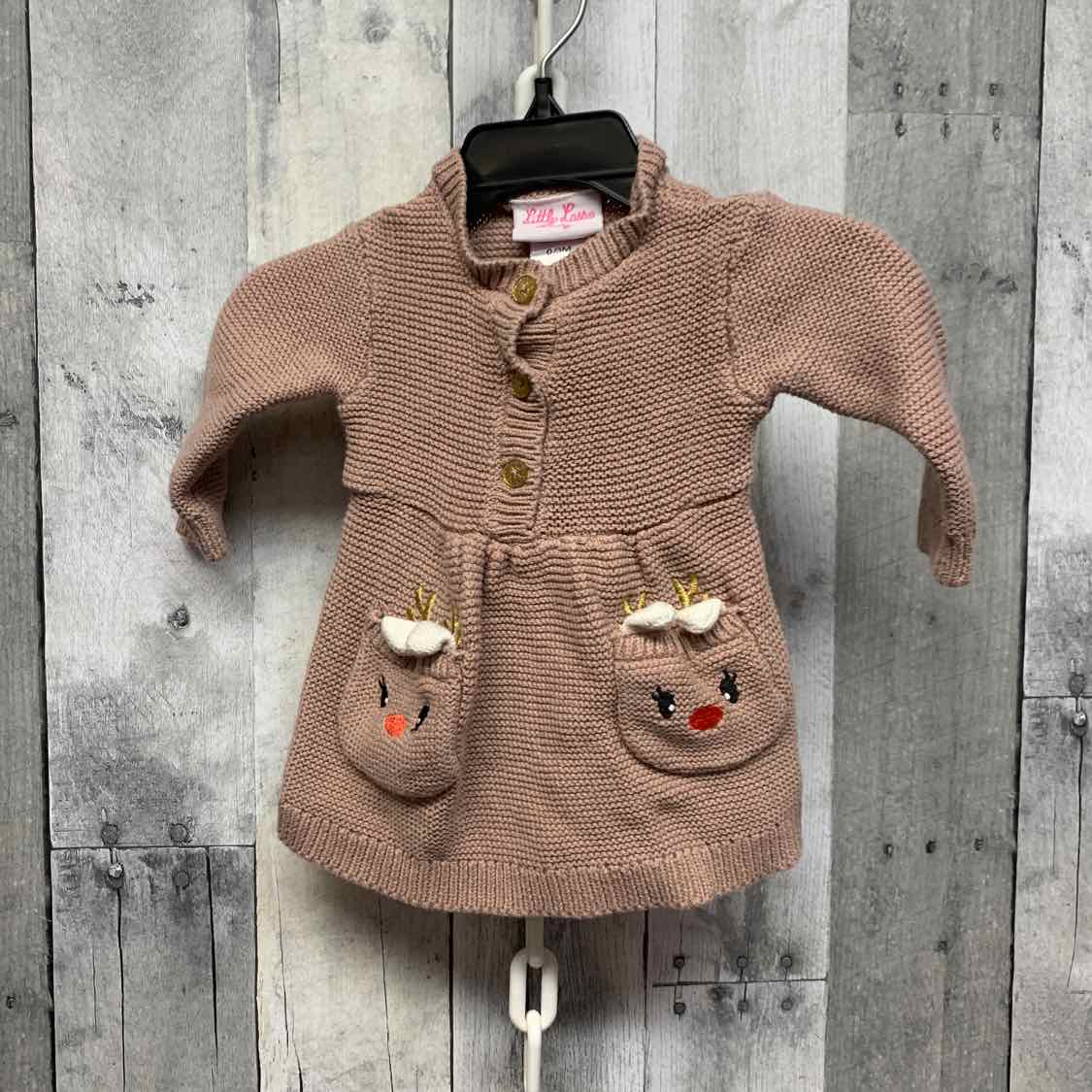 Size 0-3 Months Brown Little Lass Light Jacket