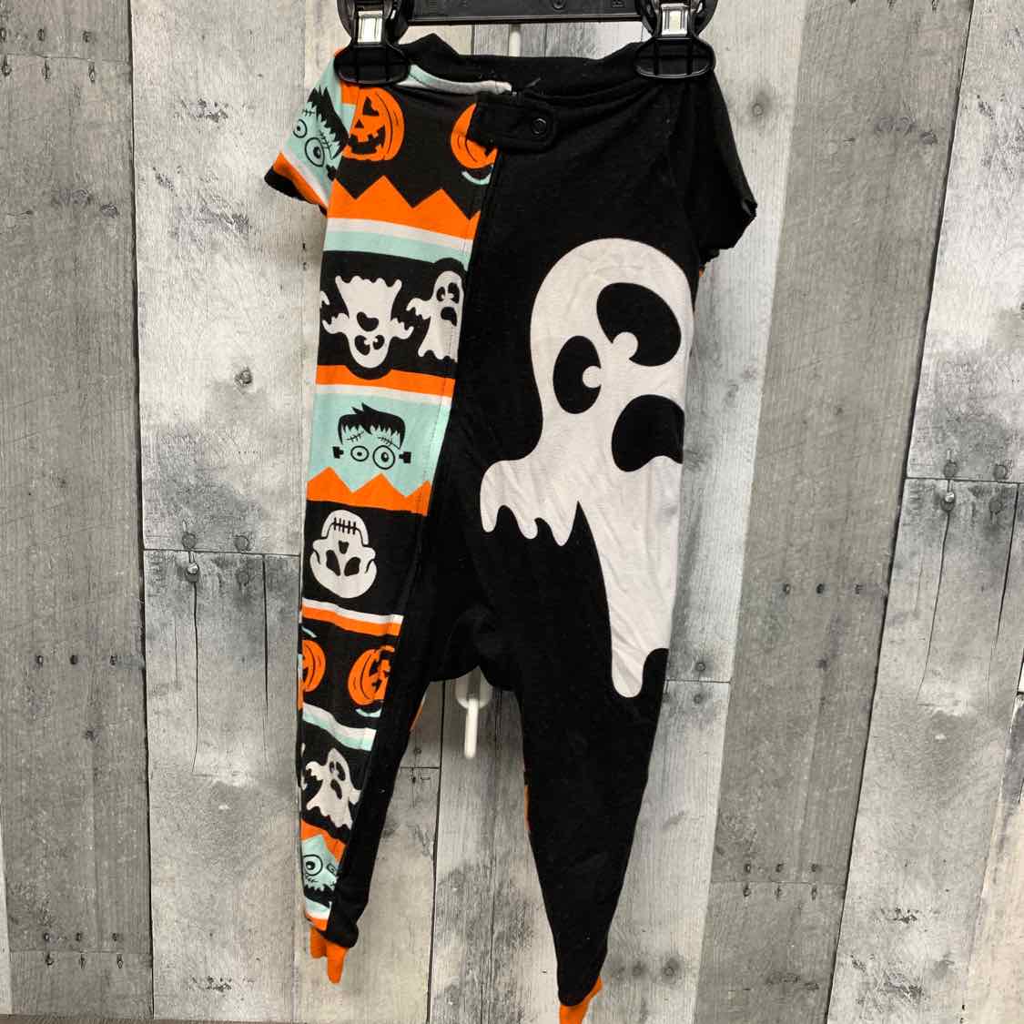Size 12 Months Black Print Holiday Brands Romper