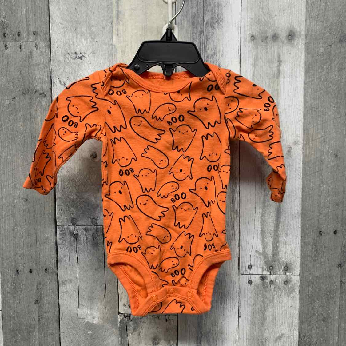 Size 0-3 Months Orange Graphic Child of Mine Bodysuit