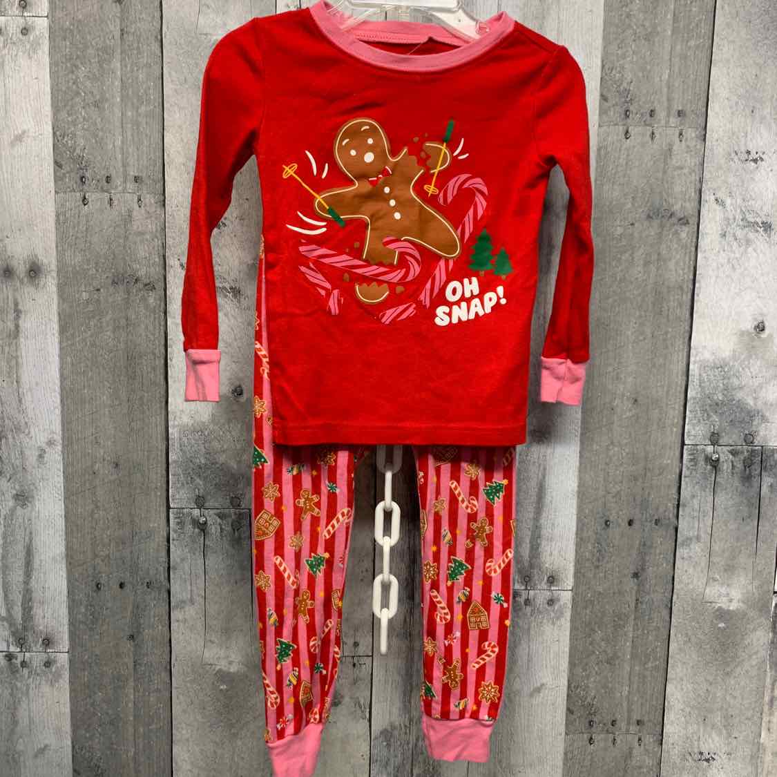 Size 3T Red/Pink Old Navy 2pc PJs