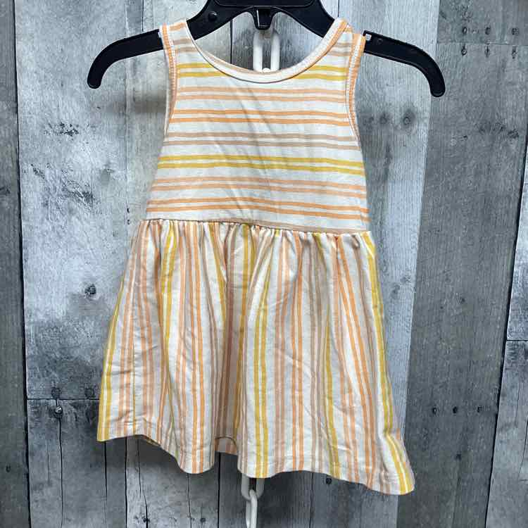Size 12 Months Yellow/Orange Cat & Jack Dress - Knit