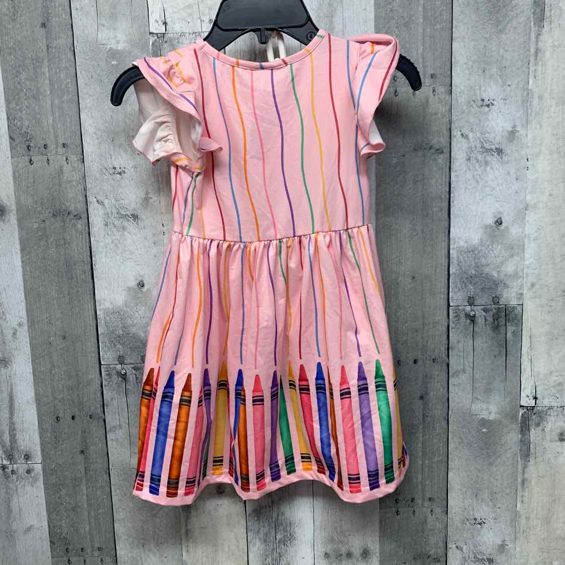 Size 4/5 Pink Graphic Boutique Brand Dress