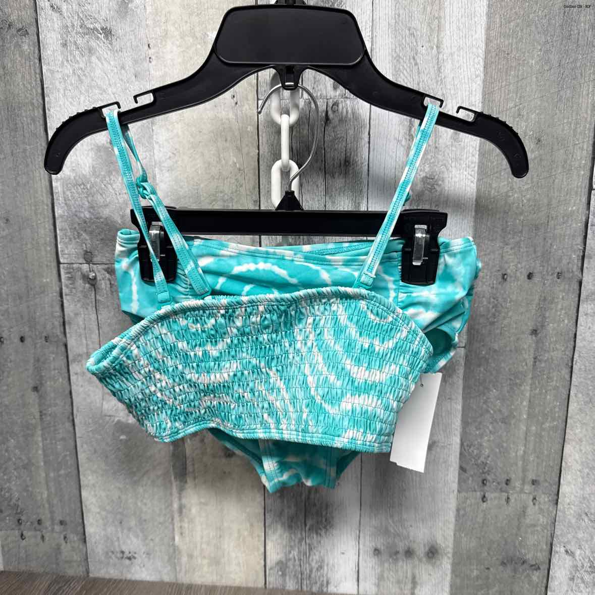 Size 12 Blue Justice Swim Suit - 2pc+ - OodlesCB