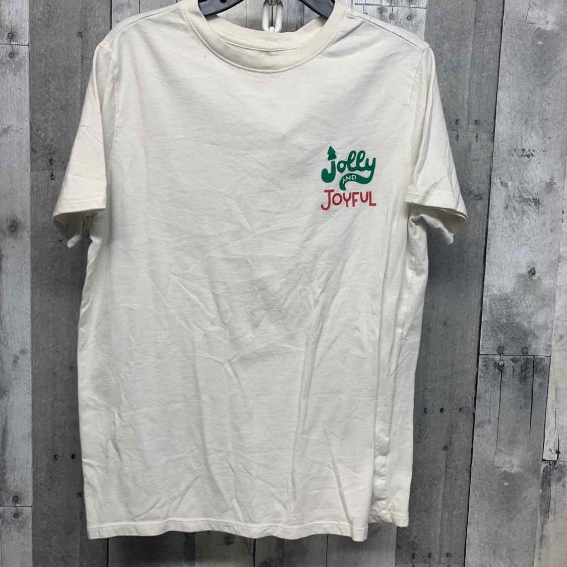 Size 14 White/Green Cat & Jack T Shirt