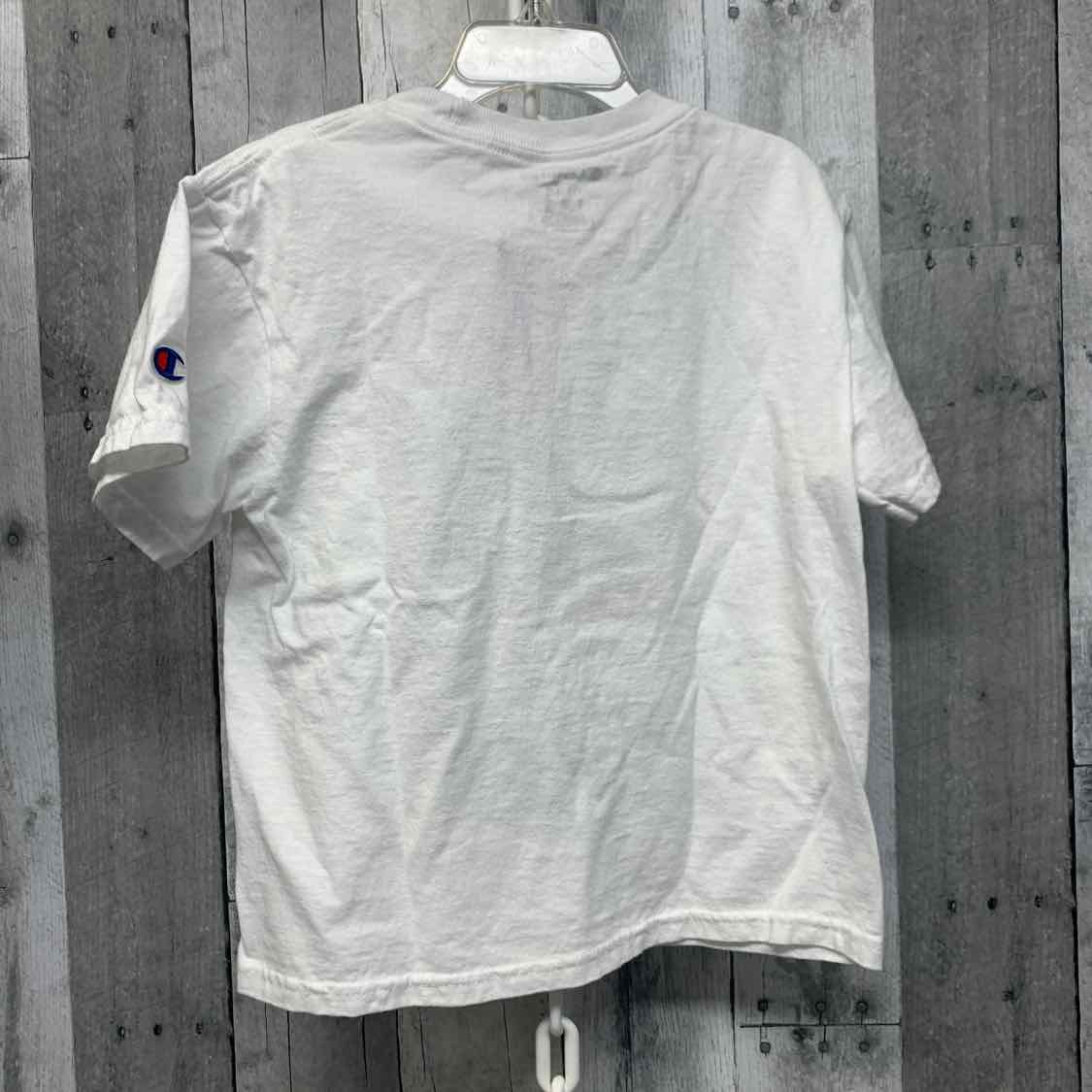 Size 4/5 White Graphic Champion T Shirt