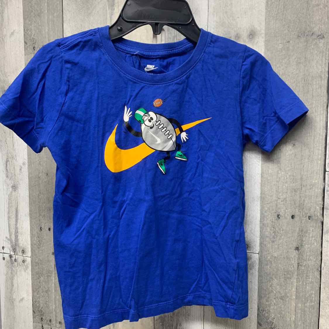 Size Small Blue Graphic Sport Brand T Shirt