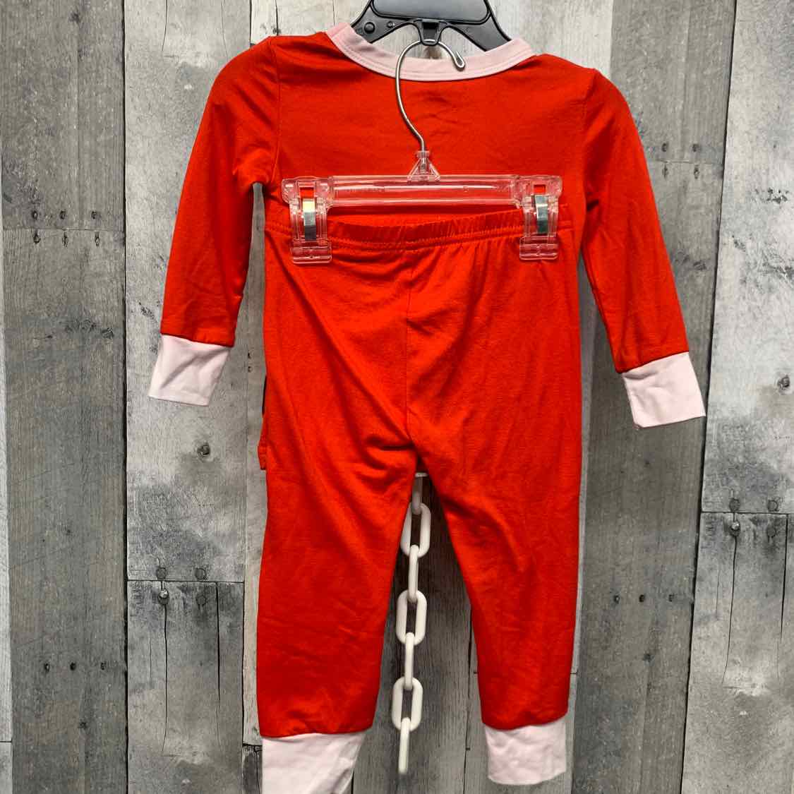 Size 2T Red B Brand 2pc PJs