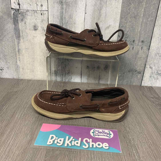 Size 1.5 Brown Sperry Loafers