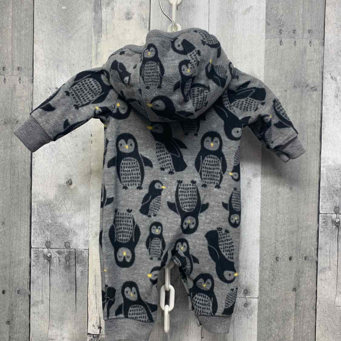 Size Newborn Gray Print Just One You Romper