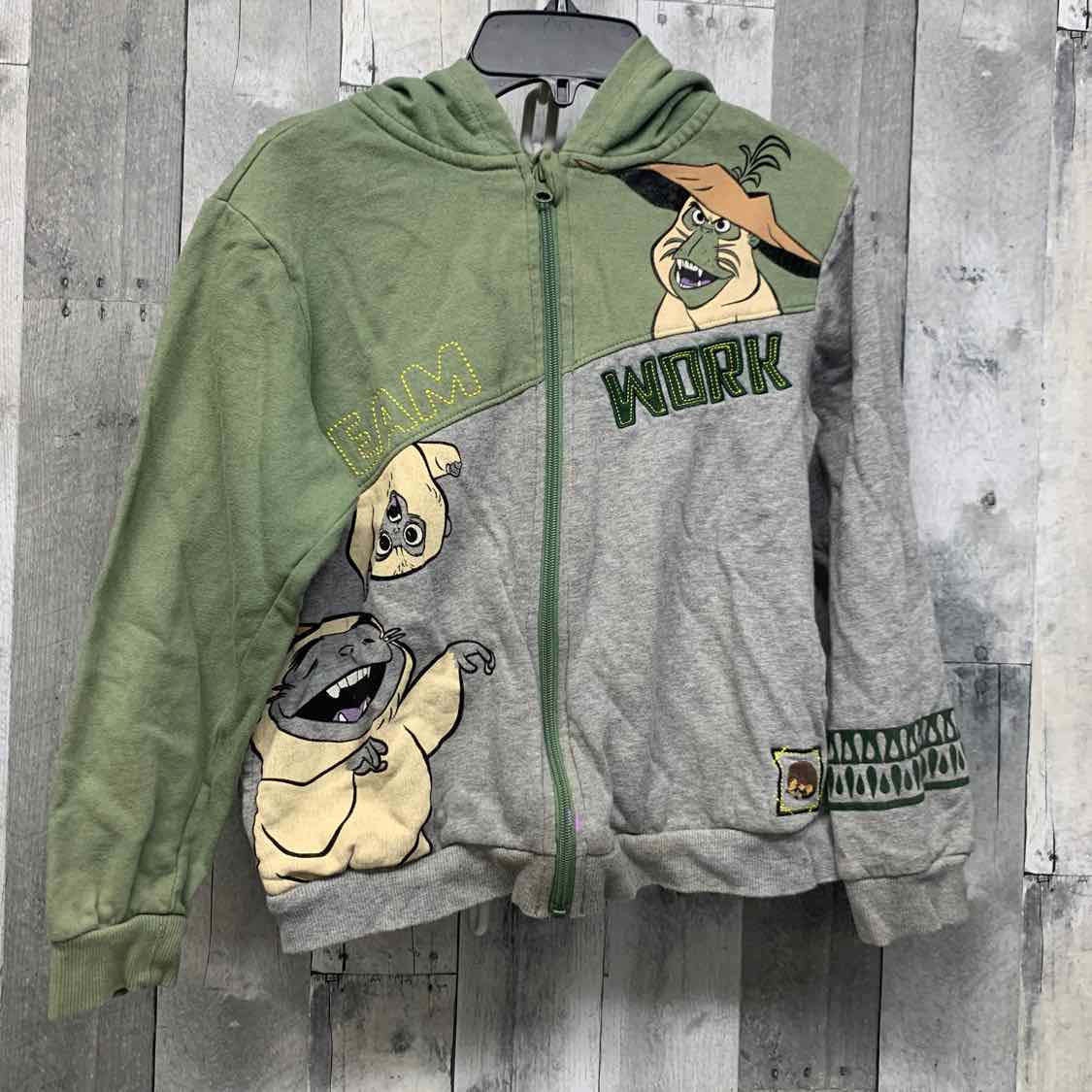 Size 9/10 Gray/Green Disney Store Light Jacket