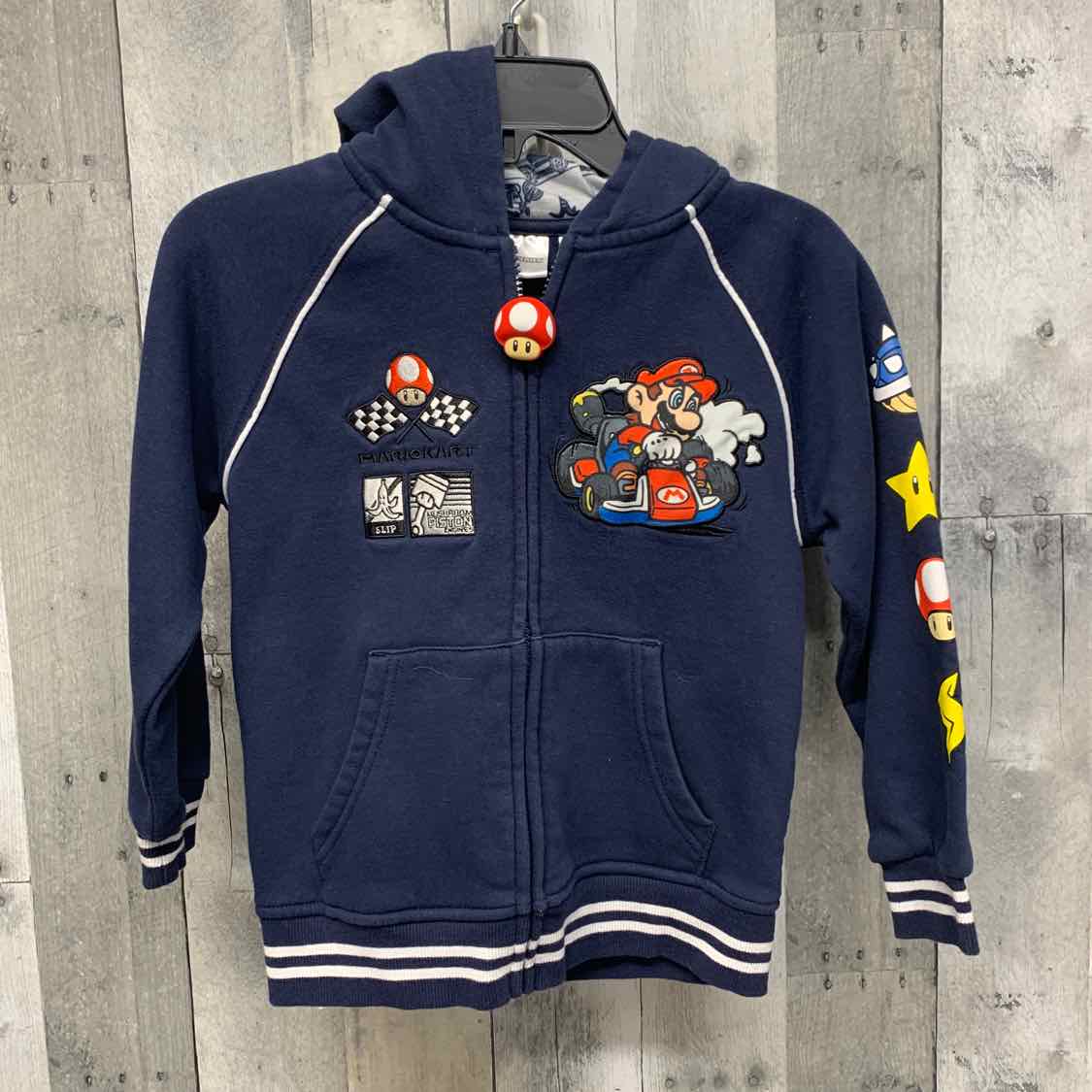 Size 6/7 Navy/Red MarioKart Light Jacket