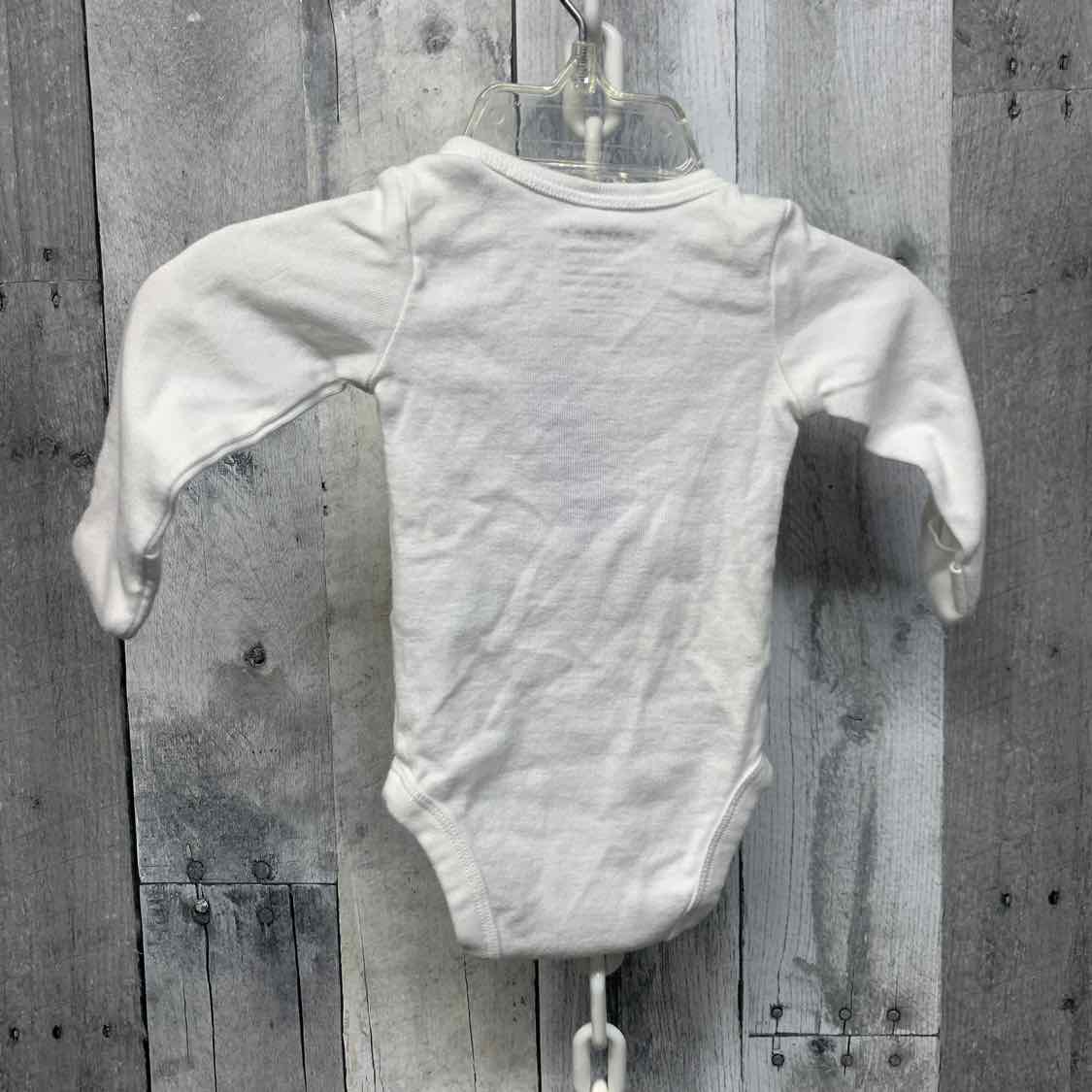 Size Newborn White Graphic Child of Mine Bodysuit