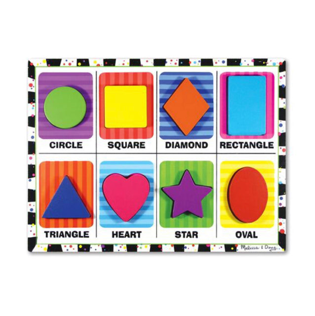 Melissa & Doug Shapes Chunky Puzzle