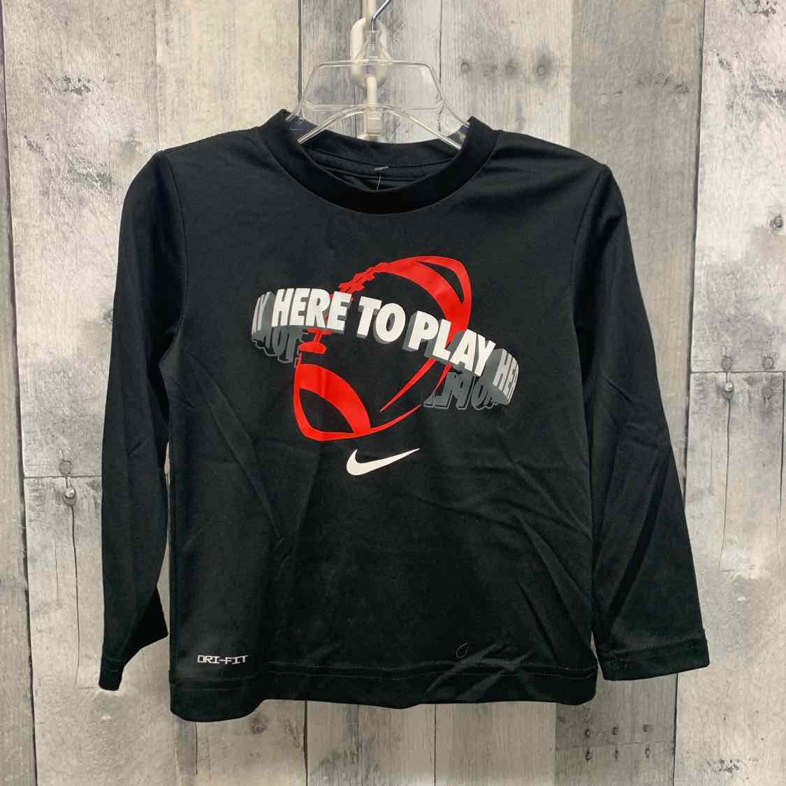 Size 2T Black Sport Brand Long Sleeve Shirt