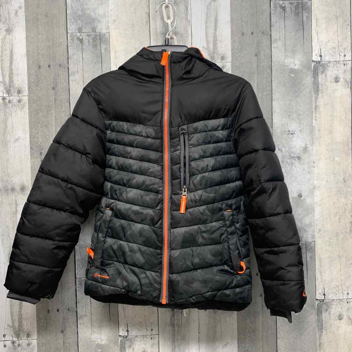 Size 6/7 Black/Orange Champion Snow Jacket