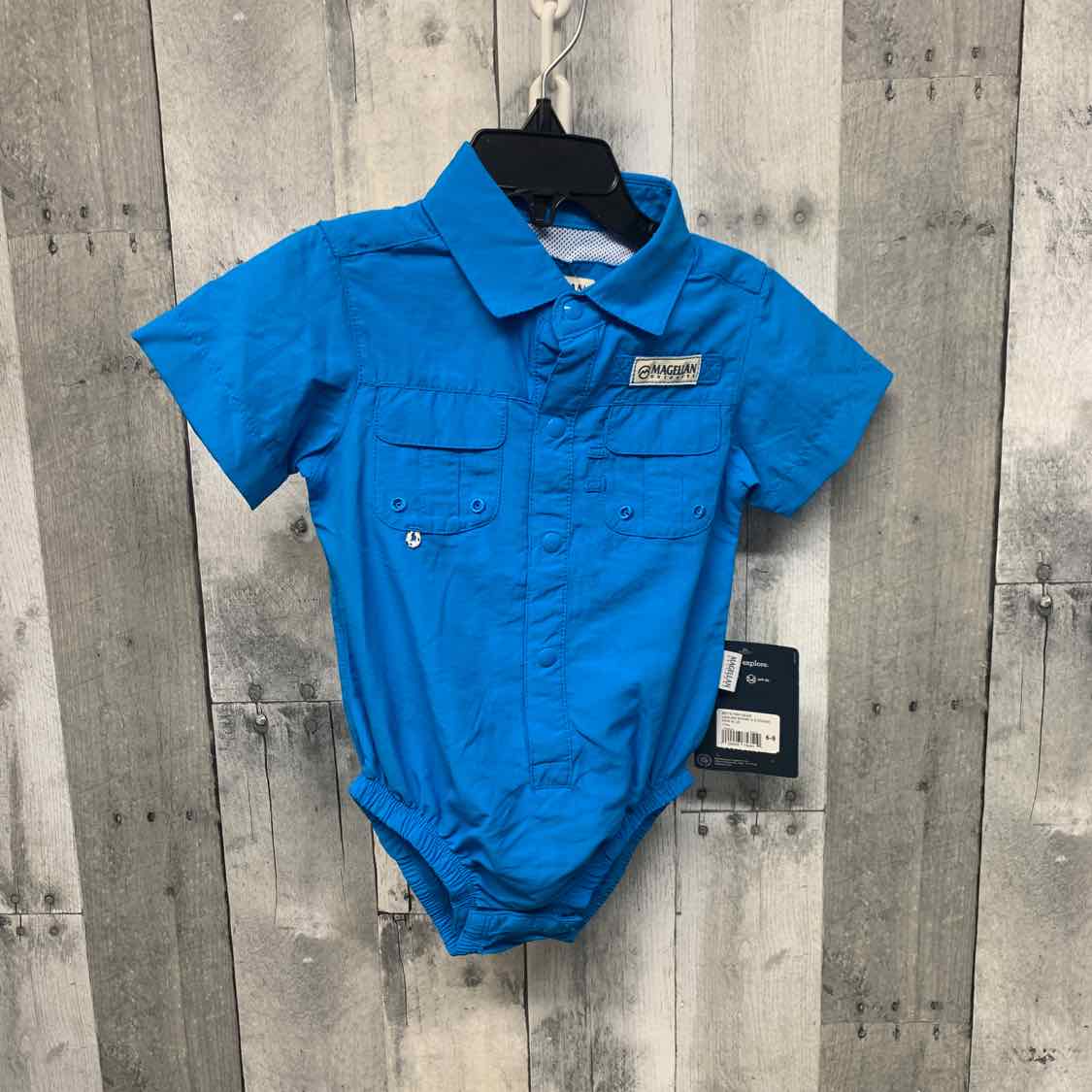 Size 6-9 Months Blue Magellan Outdoors Bodysuit
