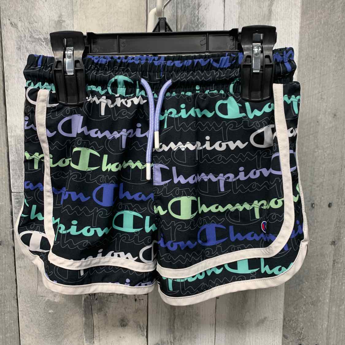Size 10/12 Black/Purple Champion Shorts - Athletic