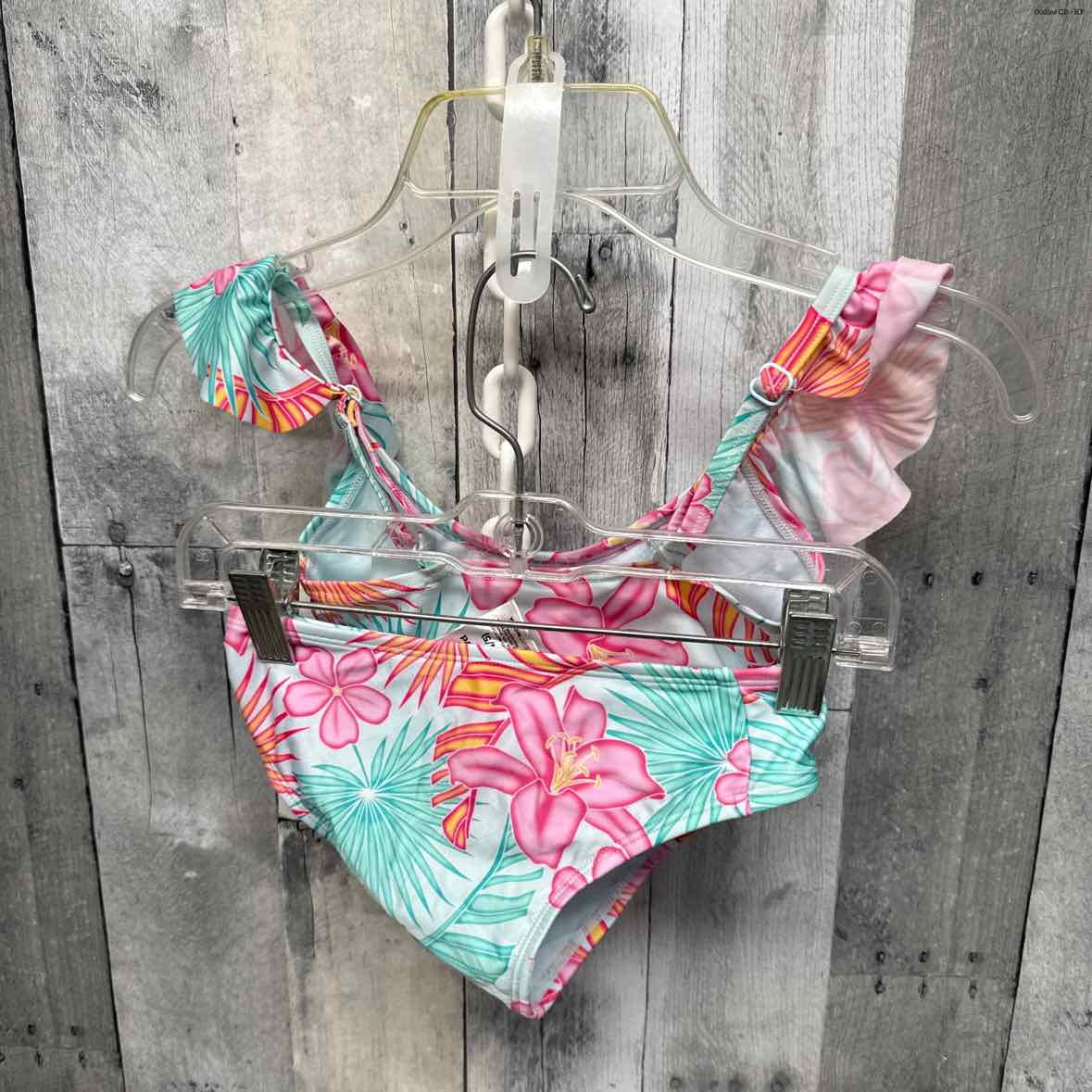 Size 4/5 Blue/Pink Members Mark Swim Suit - 2pc+ - OodlesCB