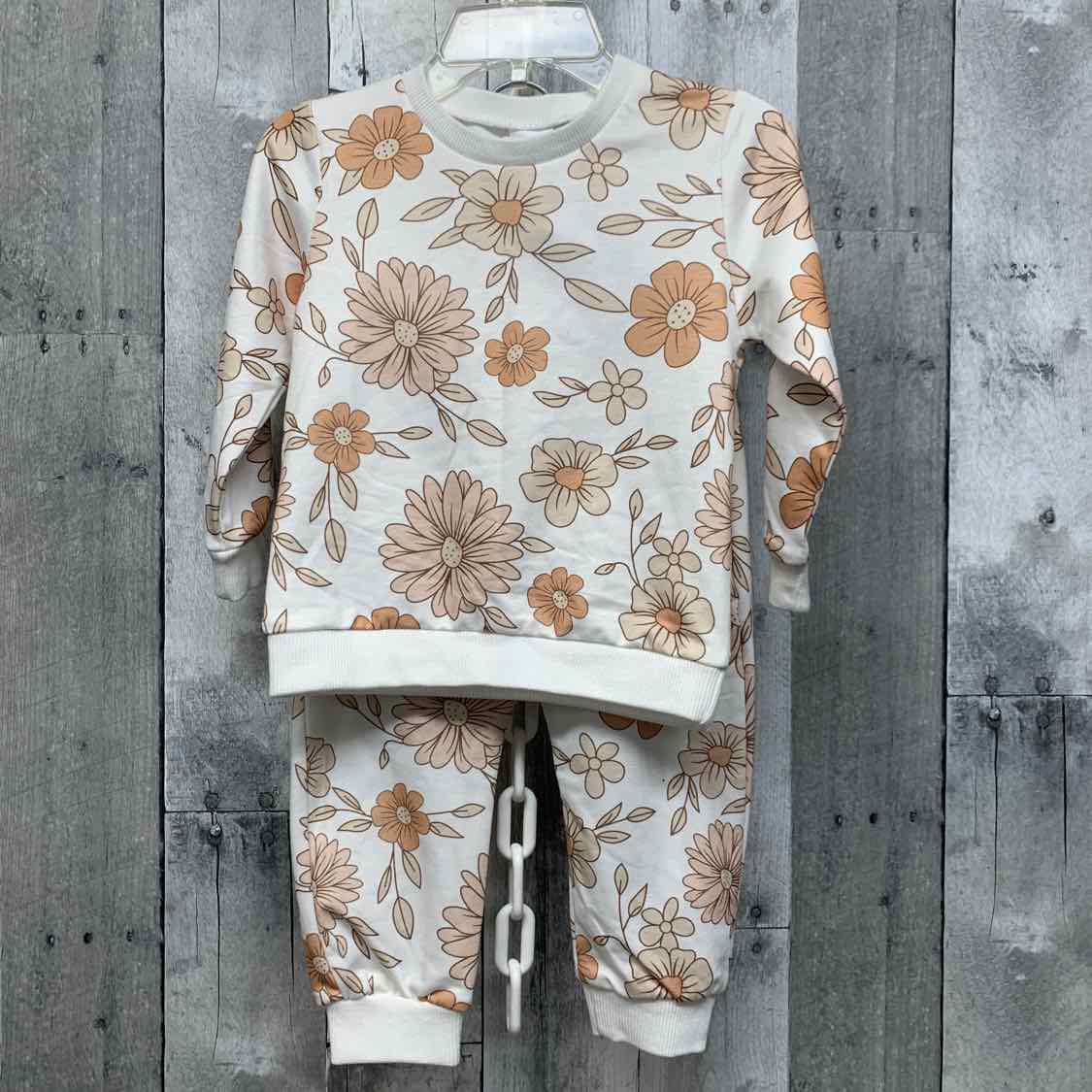 Size 12-18 Months Tan Print Mid Brand Shirt/Pants