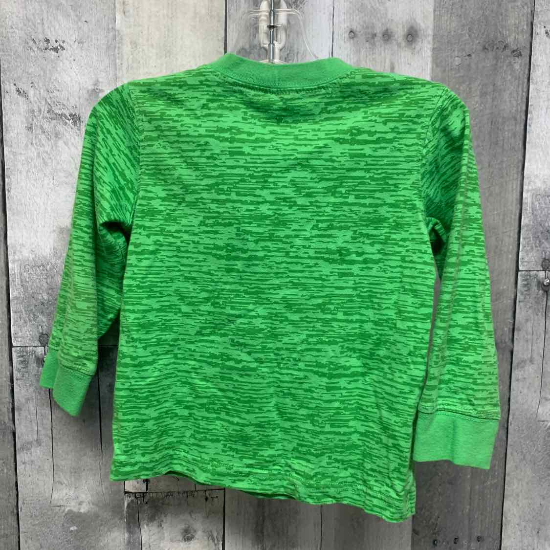 Size 2T Green Carter's Long Sleeve Shirt