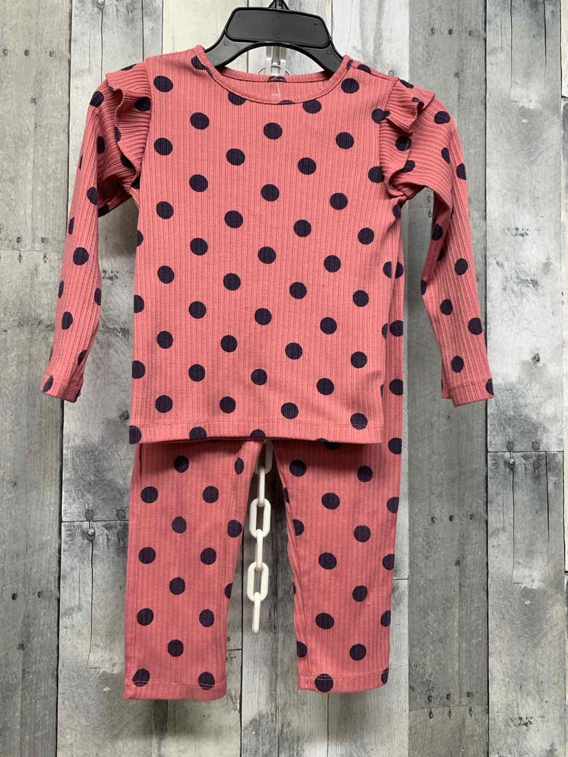 Size 4 Pink Print Gap 2pc PJs