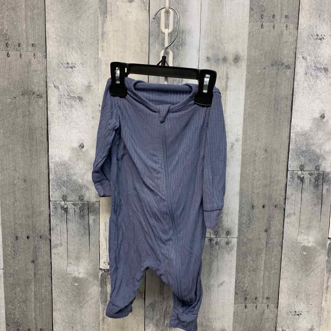Size 3-6 Months Blue Modern Moments by Gerber Footy PJs
