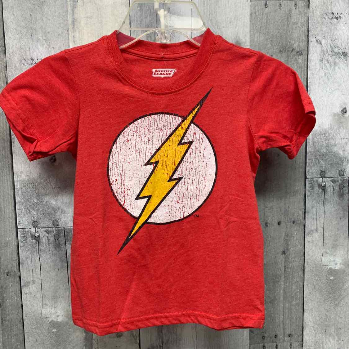 Size 4T Red Graphic Justice League T Shirt