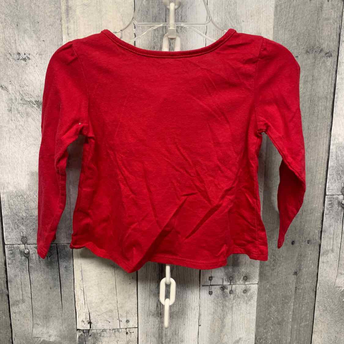 Size 18-24 Months Red Graphic Children's Place Long Sleeve Shirt