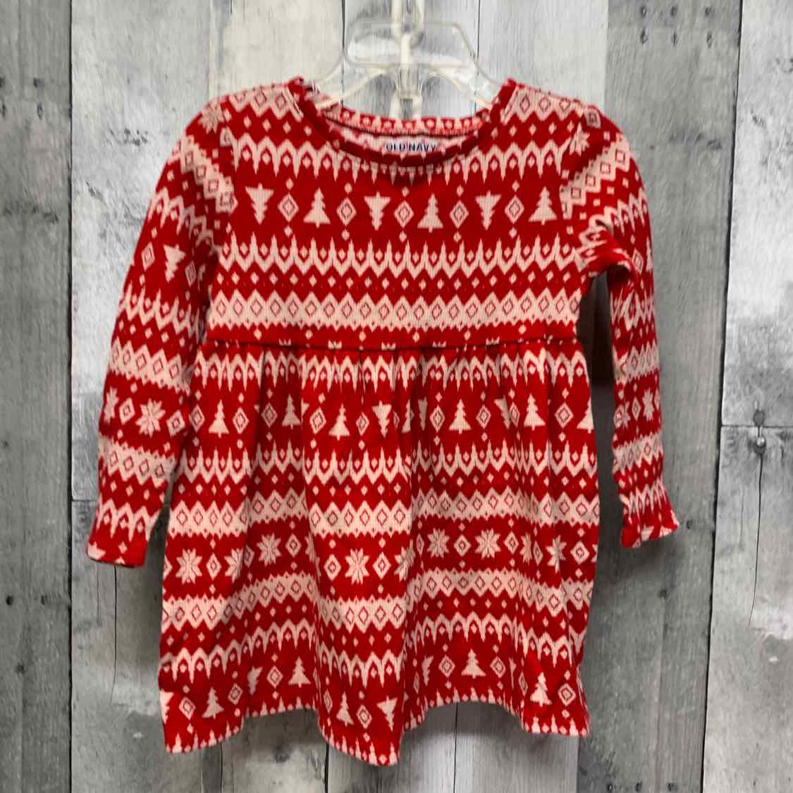 Size 3T Red Old Navy LS Dress