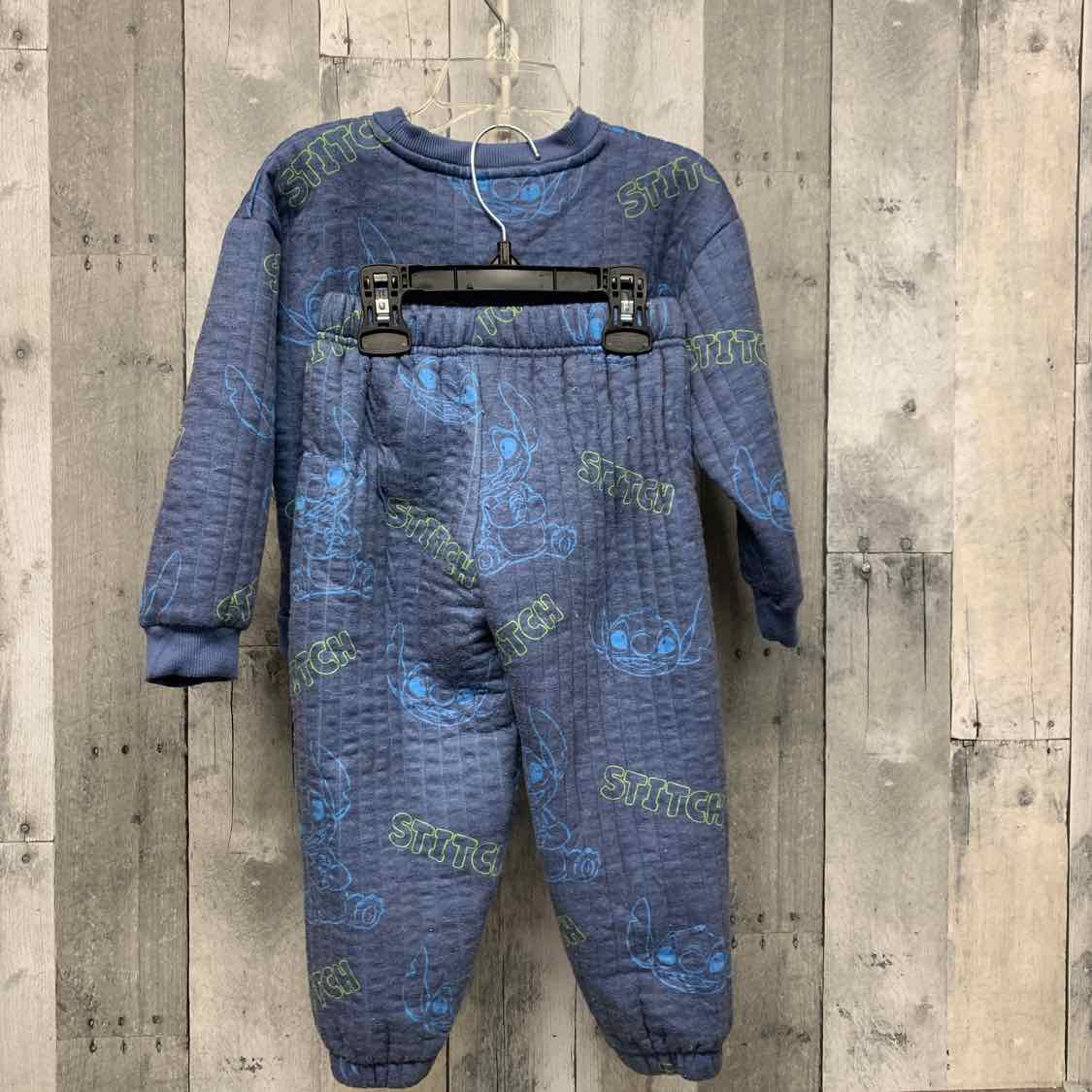 Size 4T Blue Graphic Disney Sweats - 2pc