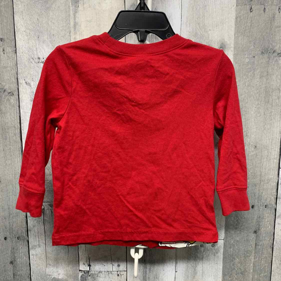 Size 18 Months Red Graphic Jumping Beans Long Sleeve Shirt