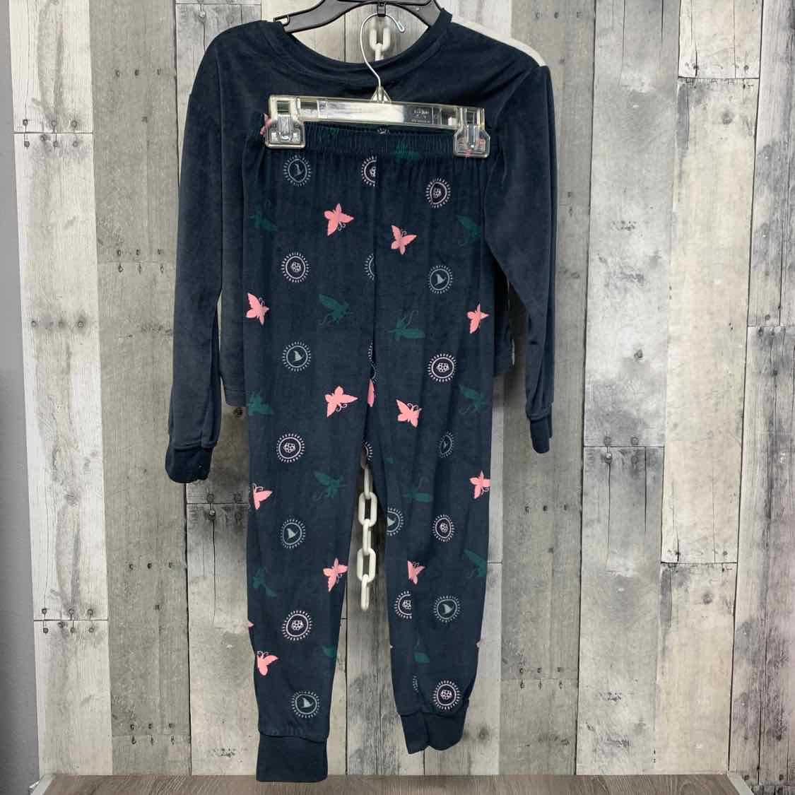 Size 8 Gray/Ivory B Brand 2pc PJs