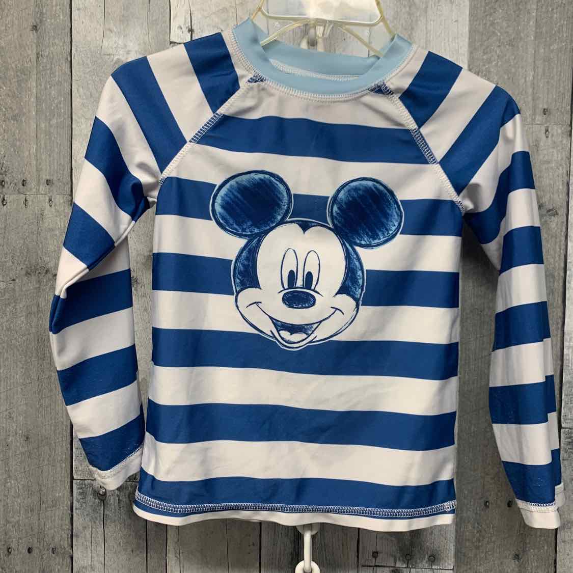 Size 5 Blue/White Disney Swim Top