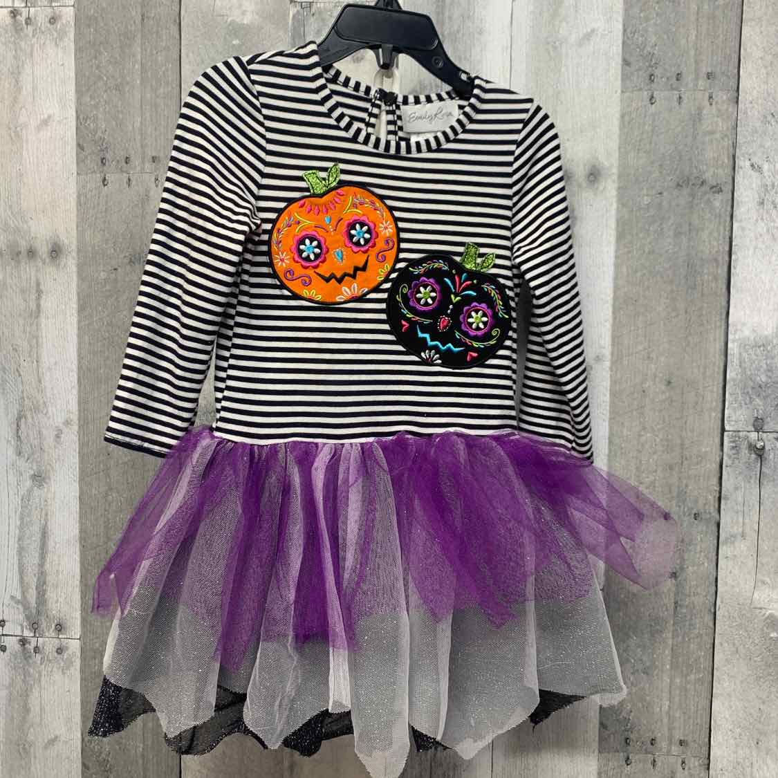 Size 3T Black/Purple Emily Rose Dress