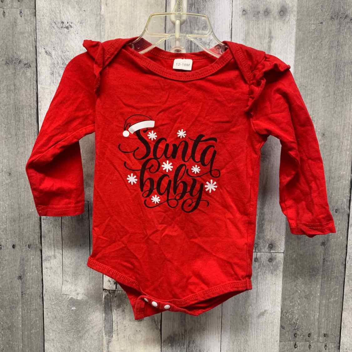 Size 12-18 Months Red B Brand Bodysuit