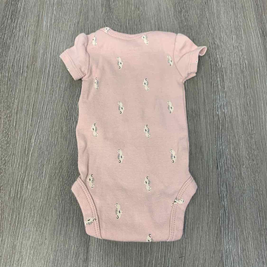 Size Preemie Pink Carter's Bodysuit
