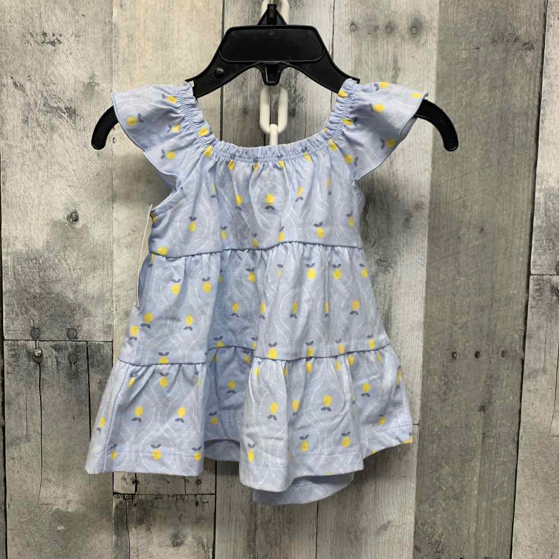 Size 3 Months Blue Print Just One You Dress - OodlesCB