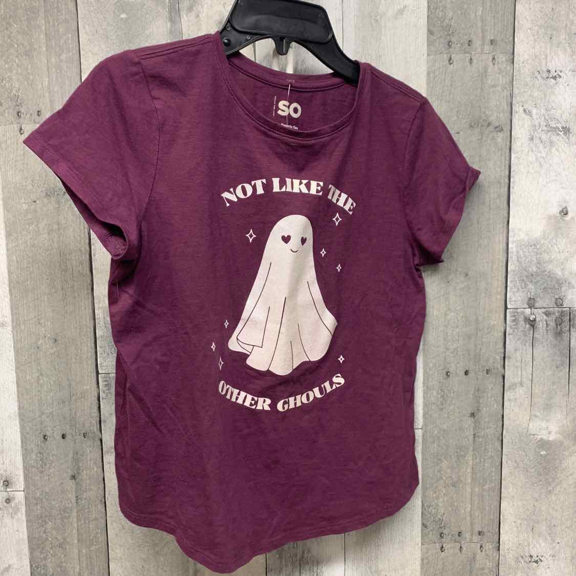 Size 12 Plus Purple Graphic SO T Shirt
