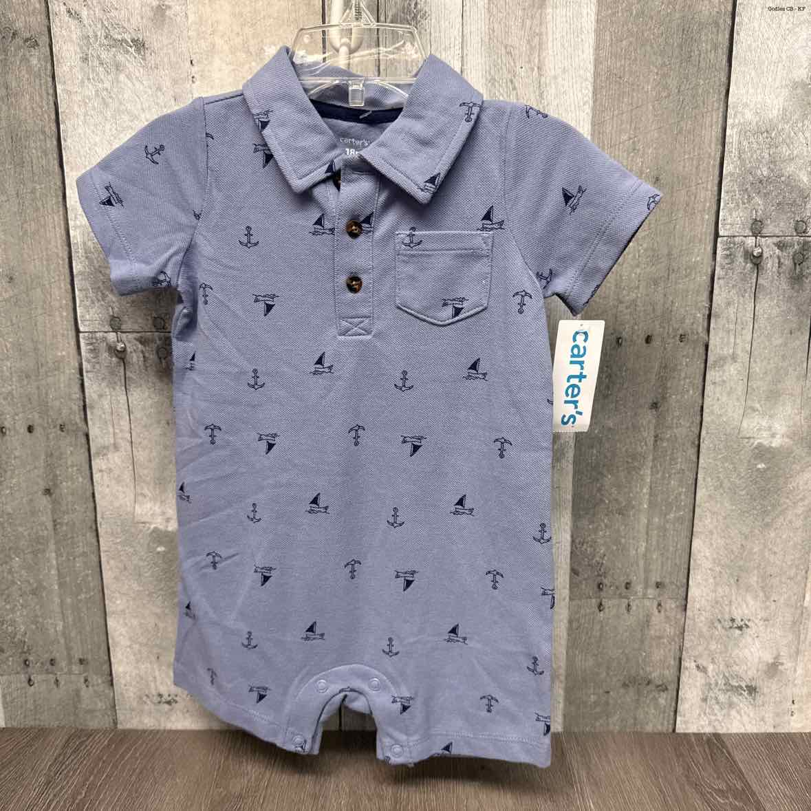 Size 18 Months Blue/Navy Carter's Romper