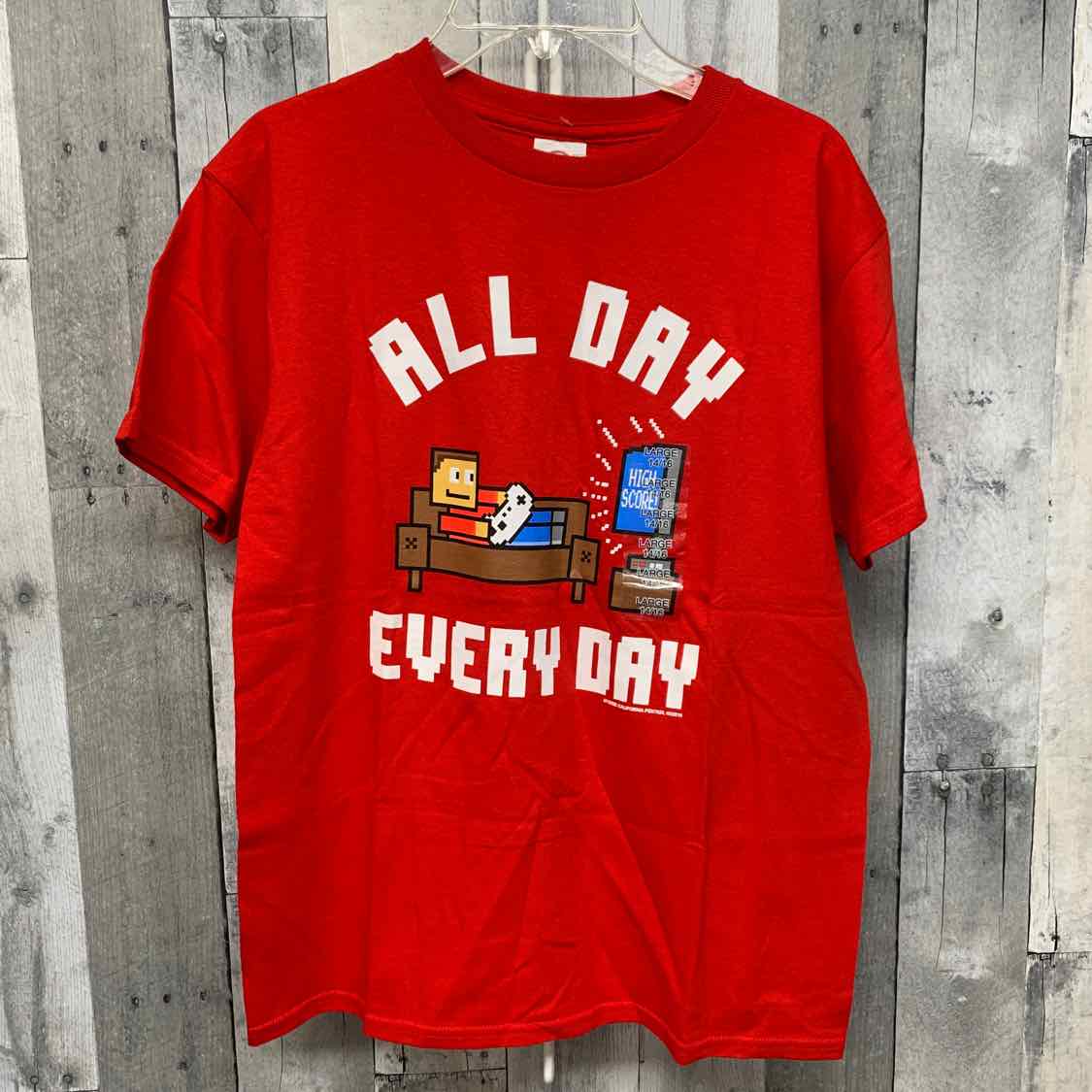 Size Large Red Graphic B Brand T Shirt