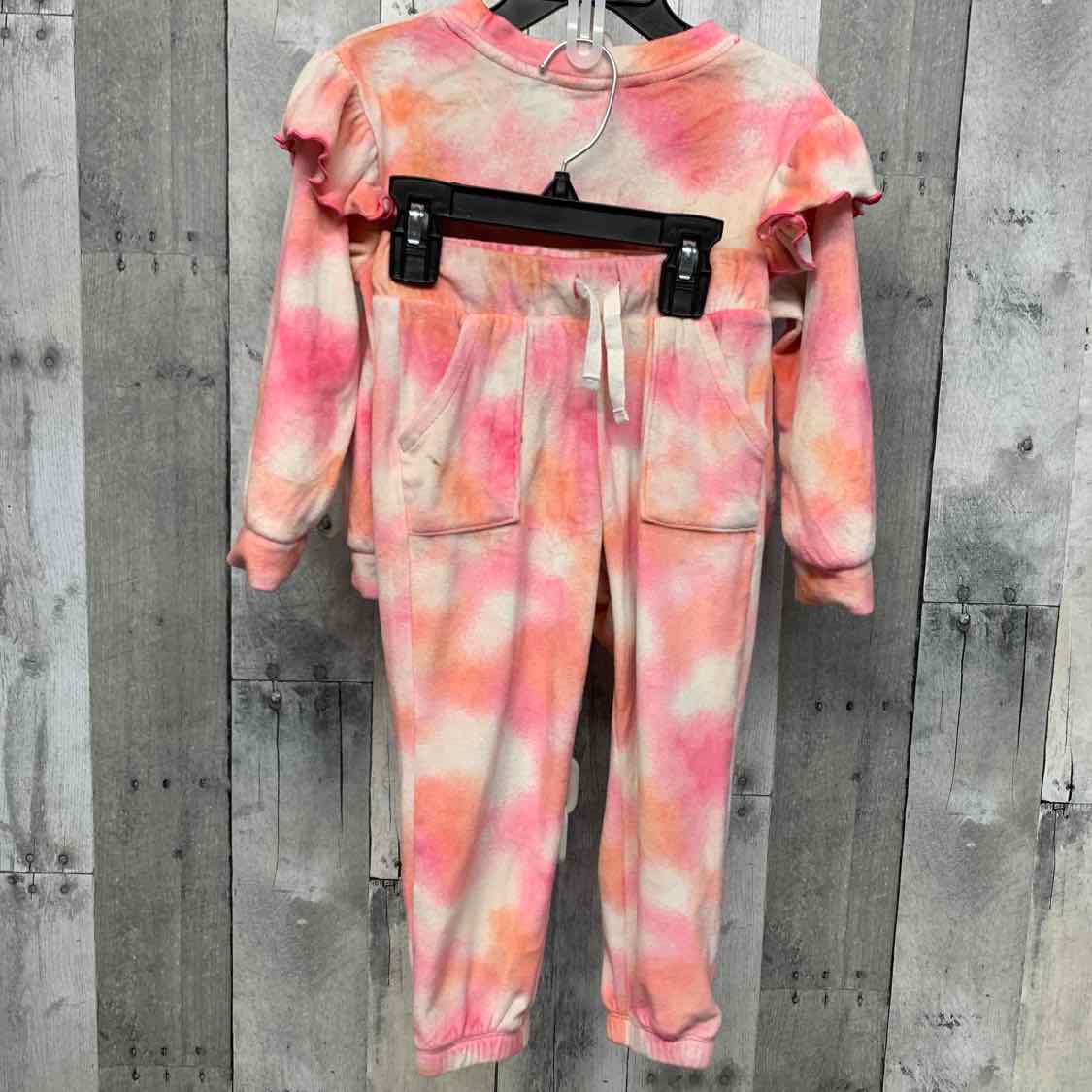 Size 3T Pink Print Cat & Jack Shirt/Pants