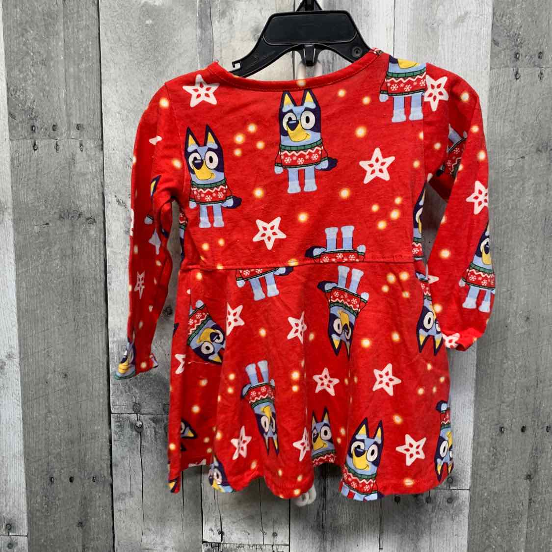 Size 18 Months Red/Blue Disney LS Dress