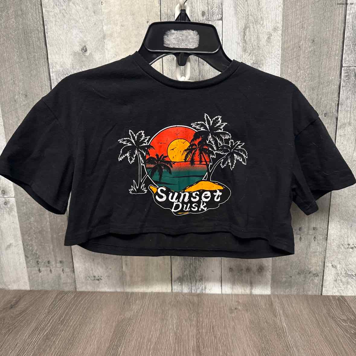 Size 9 Black Shein T Shirt
