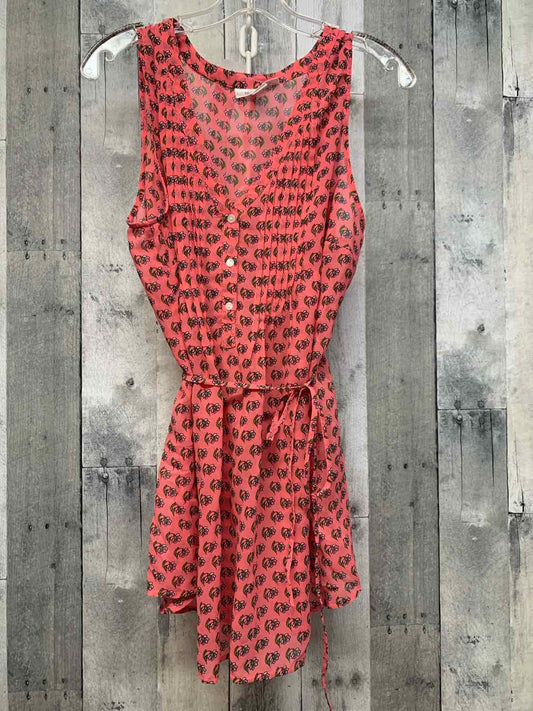 Size XL Pink Print Motherhood Tank Top