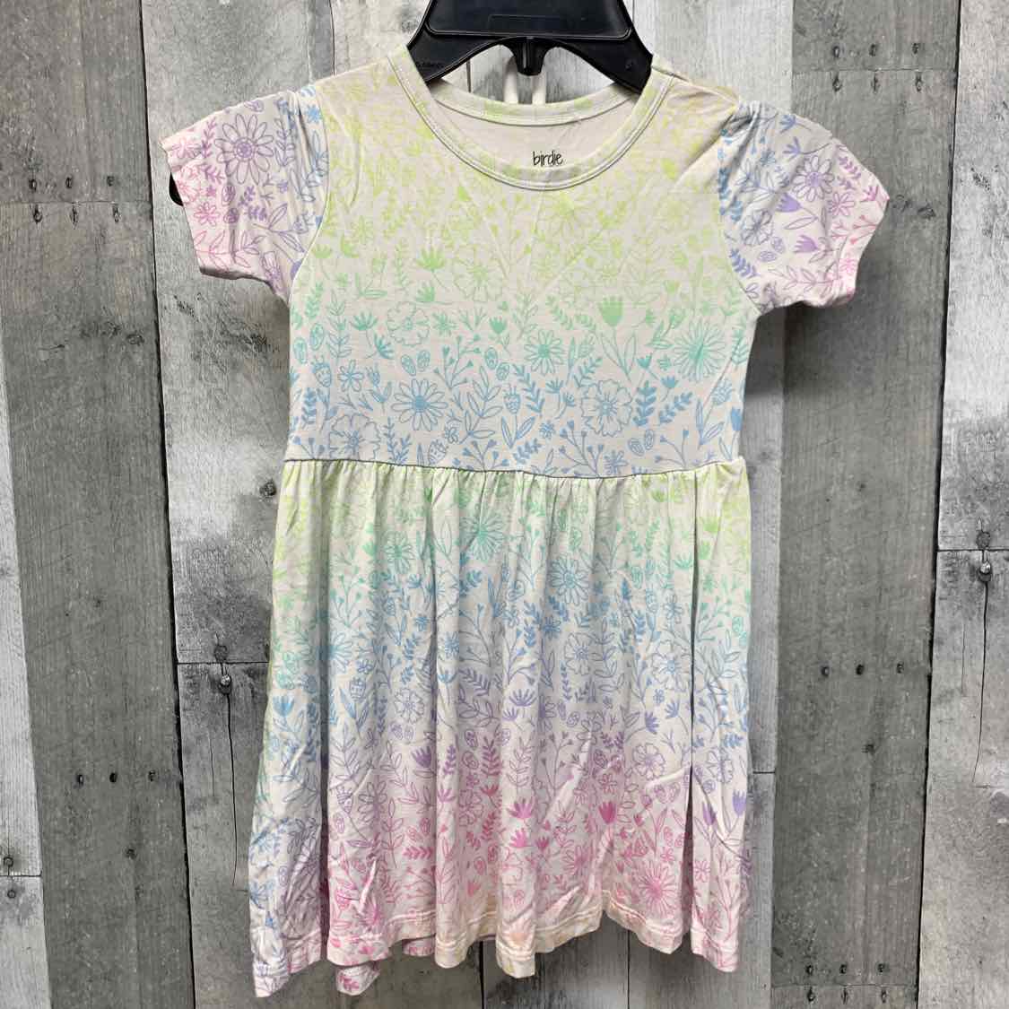 Size 5T White Print Tad Little Dress